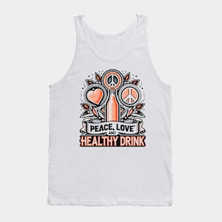 Peace, Love, Kombucha 2 Tank Top